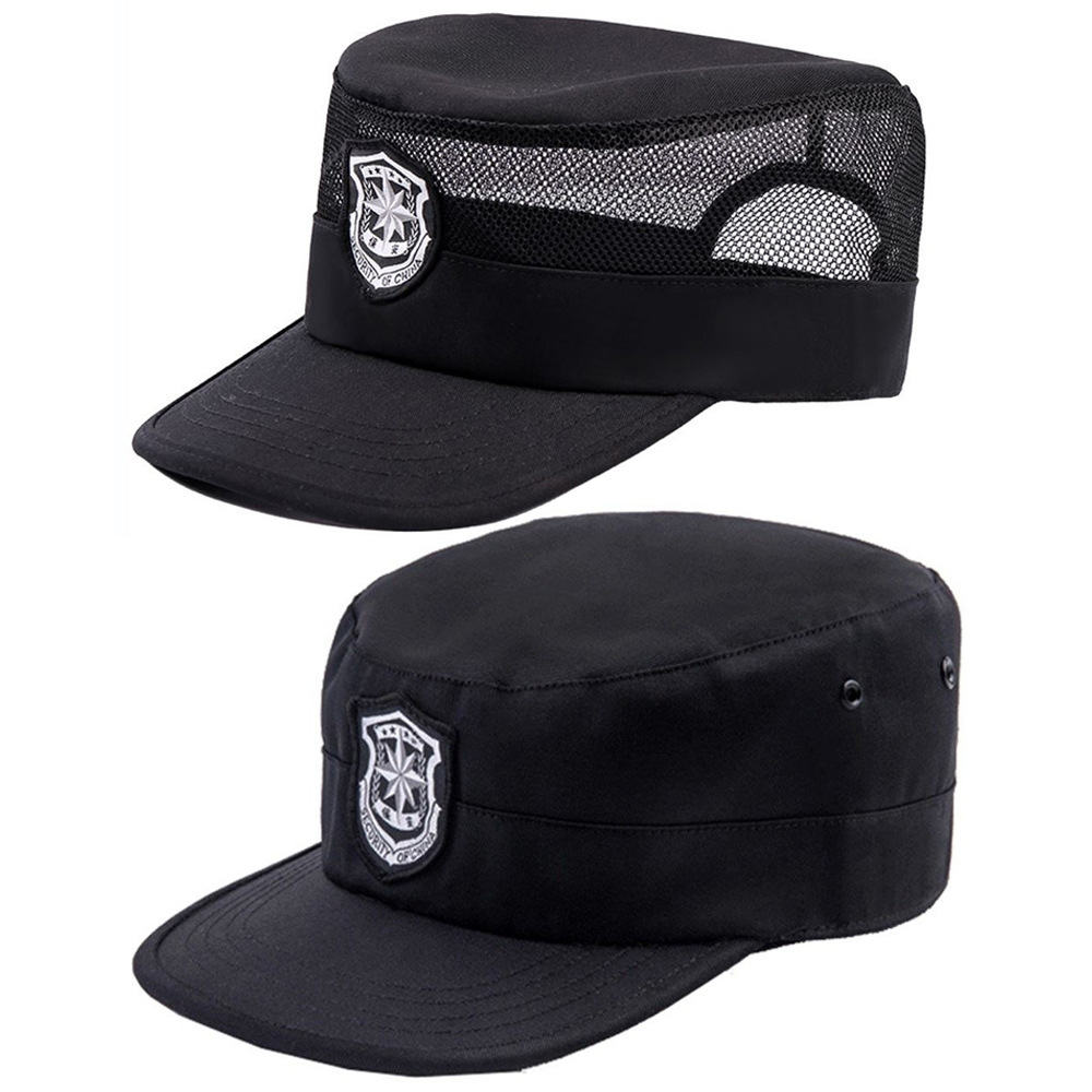 可调节新式保安作训帽春秋执勤训练便帽夏季门卫物业工作鸭舌帽子