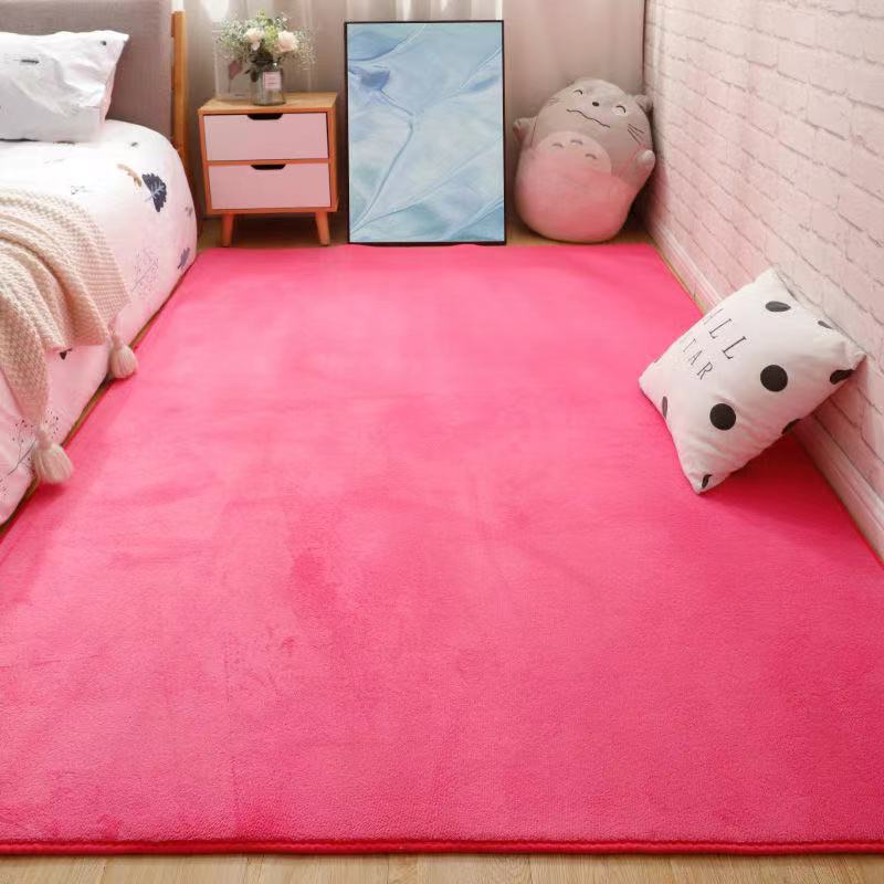 Wholesale Coral Fleece Short Wool Carpet Bedroom Living Room Thickening Carpet Bedside Full Tatami Coffee Table Floor Mats