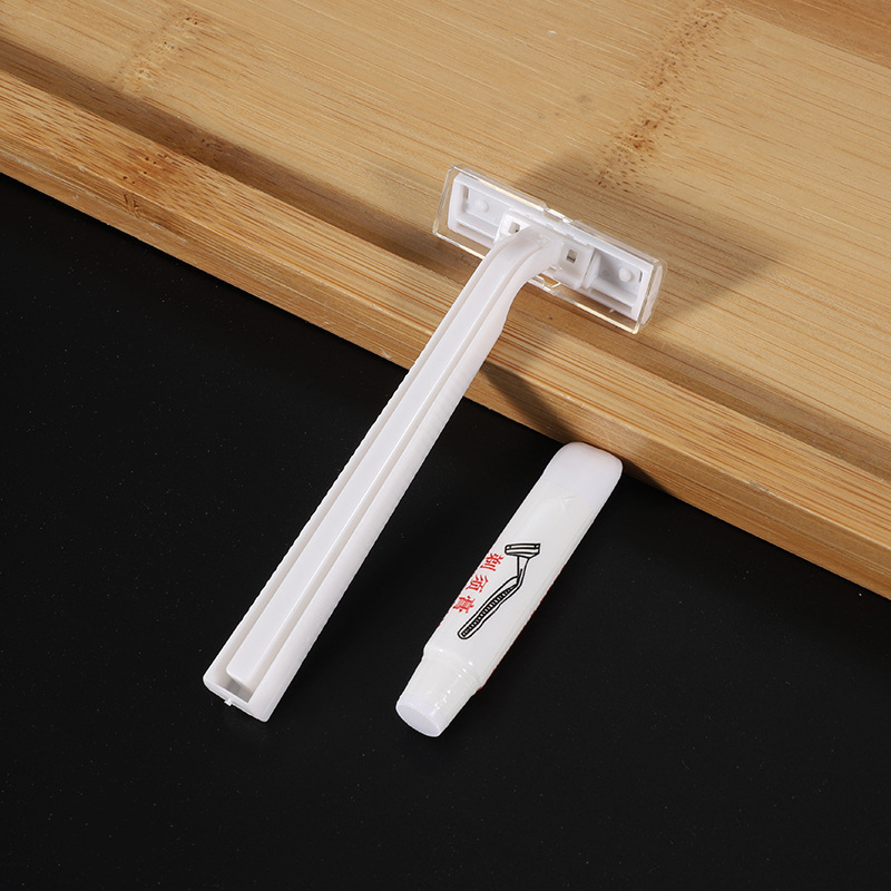 酒店客房一次性剃须刀宾馆浴场须刨一次性用品双层刮胡刀剃毛刀