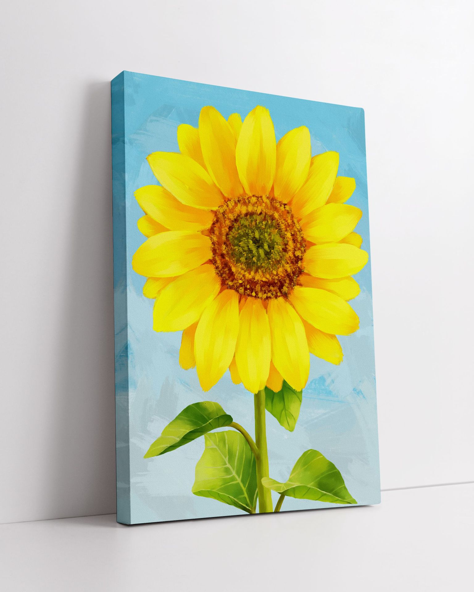 现代简约韩式客厅装饰画 向日葵唯美创意花卉小清新太阳花挂画