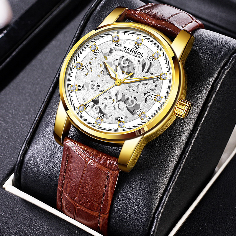 英国品牌坎戈尔袋鼠kangol全自动机械表男士手表学生防水-k312