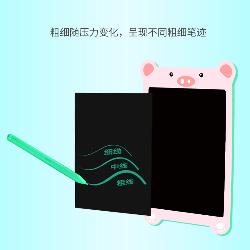 Cartoon LCD Writing Board Color LCD Children Graffiti Painting Electronic Graphics Tablet Handwriting Board