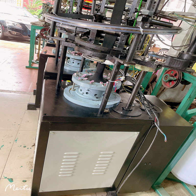 糖果色头圈多色圈无接缝弹力圈加粗头绳无痕橡皮筋扎发圈针织机器