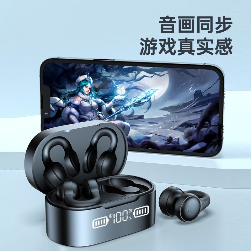 Cross-Border X56 Wireless Clip Bluetooth Headset Ear-Mounted Binaural Comfortable Wear High Sound Quality Sports Call Private Model