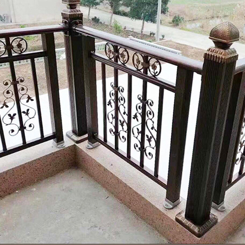 批发别墅小区农村自建房阳台护栏室内外楼顶露台铝艺防护隔离栏