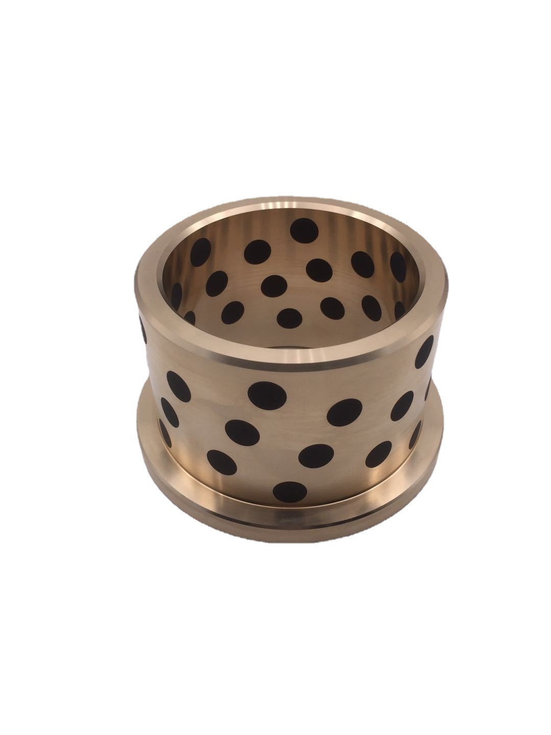 厂家批发 非标法兰石墨轴承铜套内径90mm打桩机/压桩机轮轴套