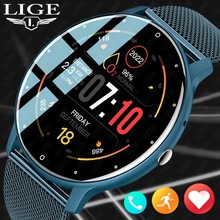 LIGE跨境蓝牙通话智能手表BW0223升级款多功能运动手表血压