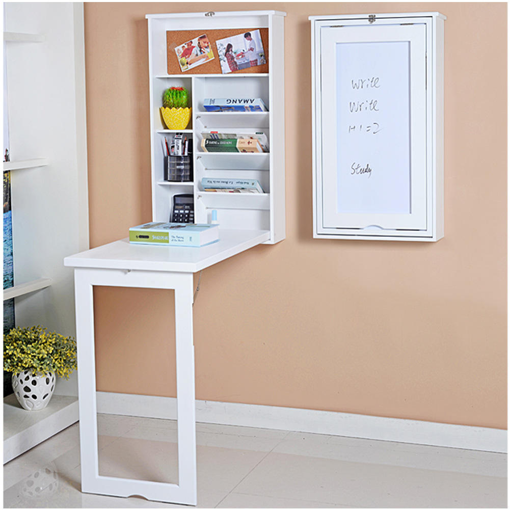 墙面折叠桌墙壁壁挂式书桌墙面收纳隐形装在墙上的壁挂电脑桌家用