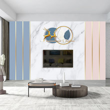 电视机背景墙壁布客厅壁纸轻奢墙纸2022年新款墙布沙发3d立体壁画