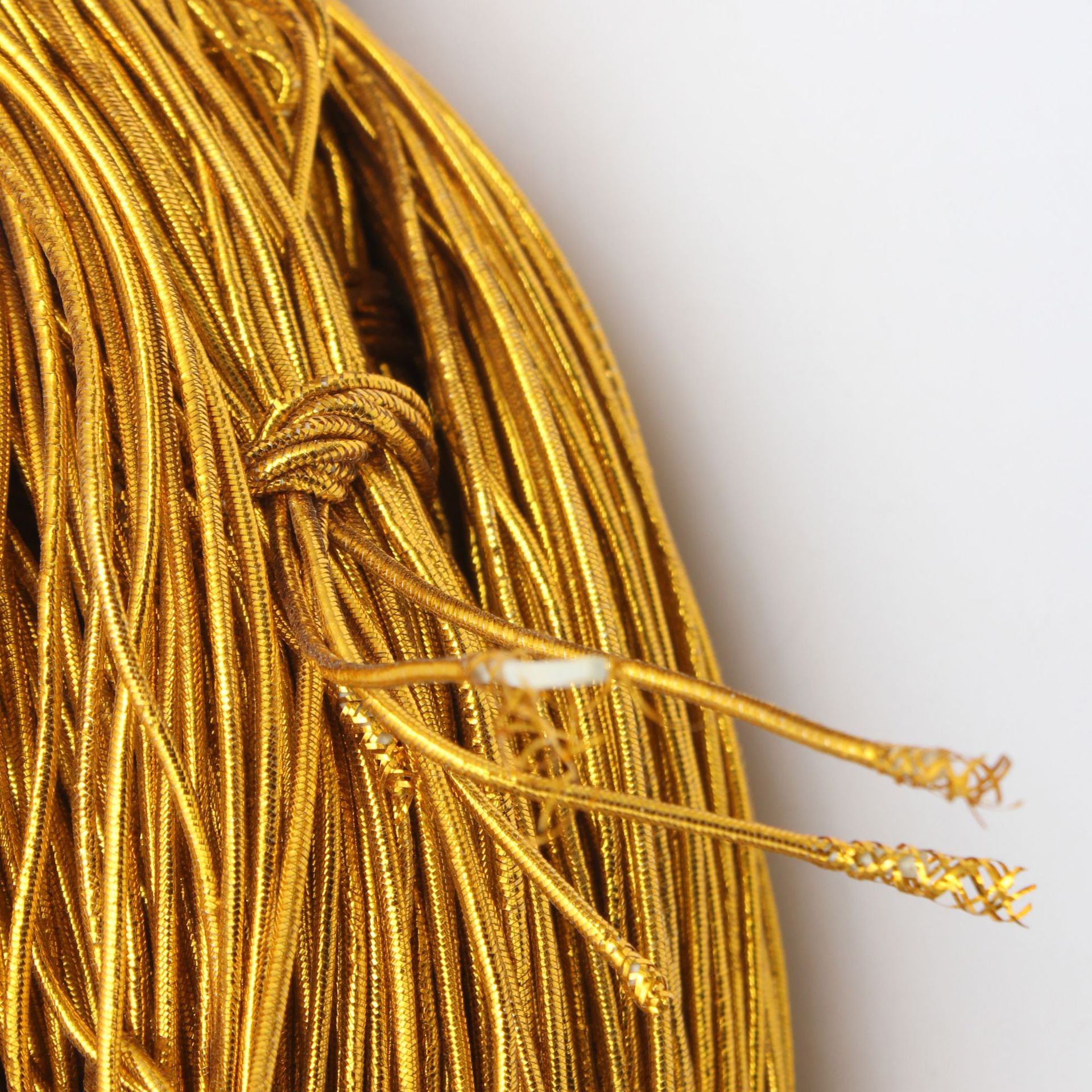 1mm金色银色圆弹力绳包芯牛筋弦弹力线松紧绳服装工艺线材吊牌绳