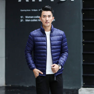 棉衣男士冬装轻薄羽绒棉服男中青年短款棉袄子大码爸爸装保暖外套