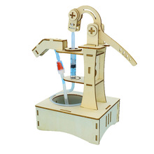 学生DIY科技小制作手压抽水机 儿童物理科学实验玩教具材料包批发