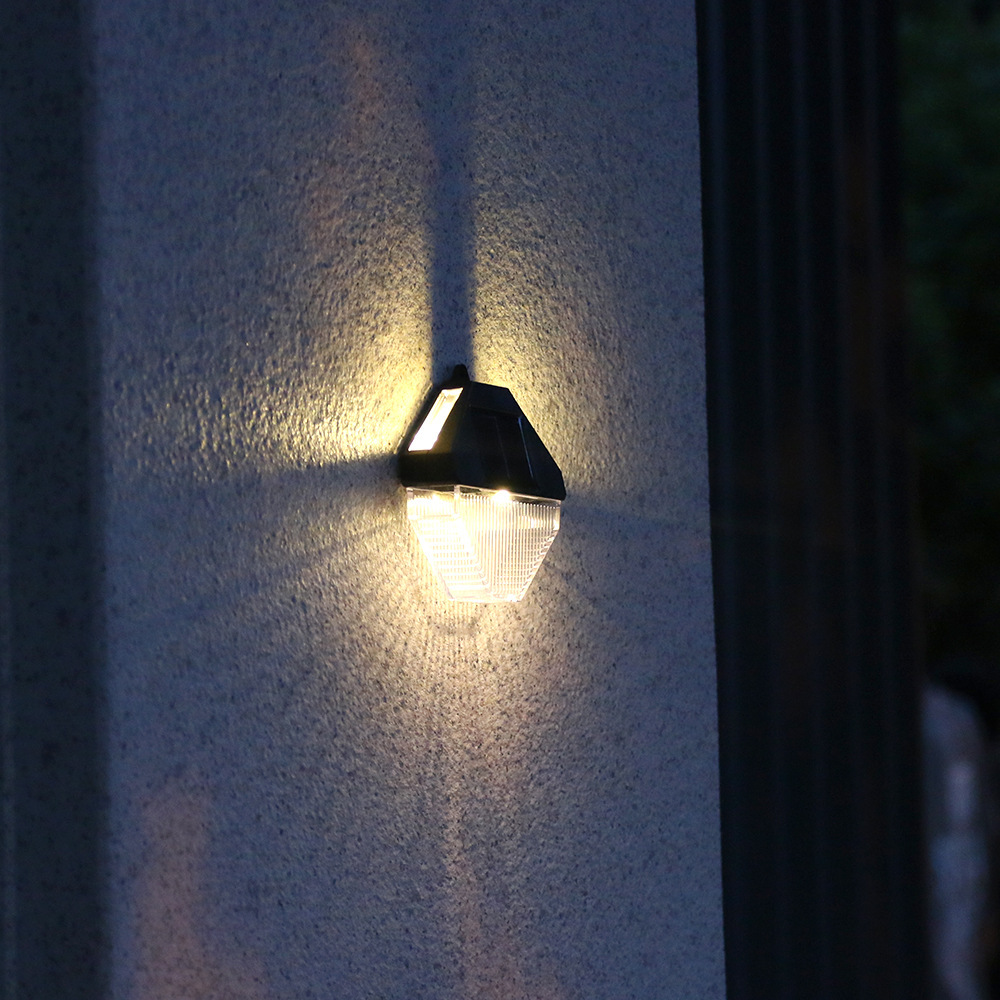 家用院子围墙装饰小夜灯防水洗墙灯室外庭院灯户外灯太阳能壁灯