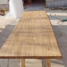 老榆木窗台板桌面板吧台面板工作台实木隔板原木大板餐桌面板