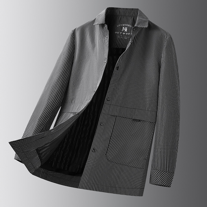 时尚风衣男图片