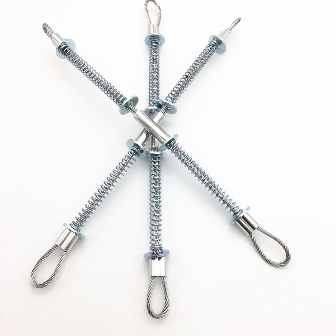 防爆钢丝绳 防脱钢丝 4mm高压油管防脱链 液压防链 胶管防脱链