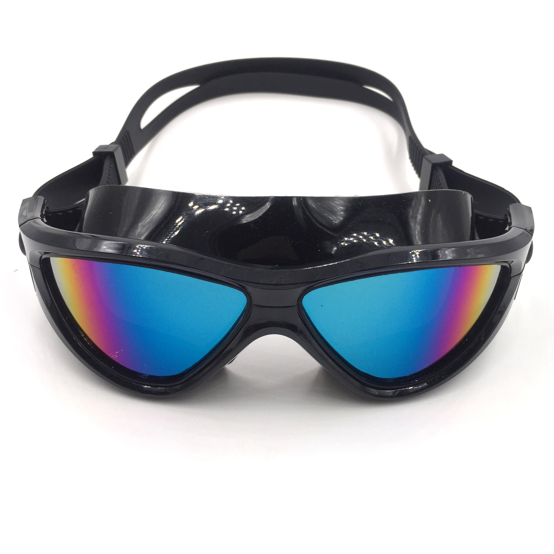 游泳眼镜 成人专业大框潜水游泳镜男女防水防雾高清近视泳镜泳帽