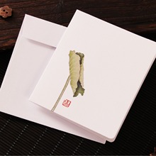 中国风贺卡复古创意商务卡片带信封节日生日圣诞祝福礼品卡信货