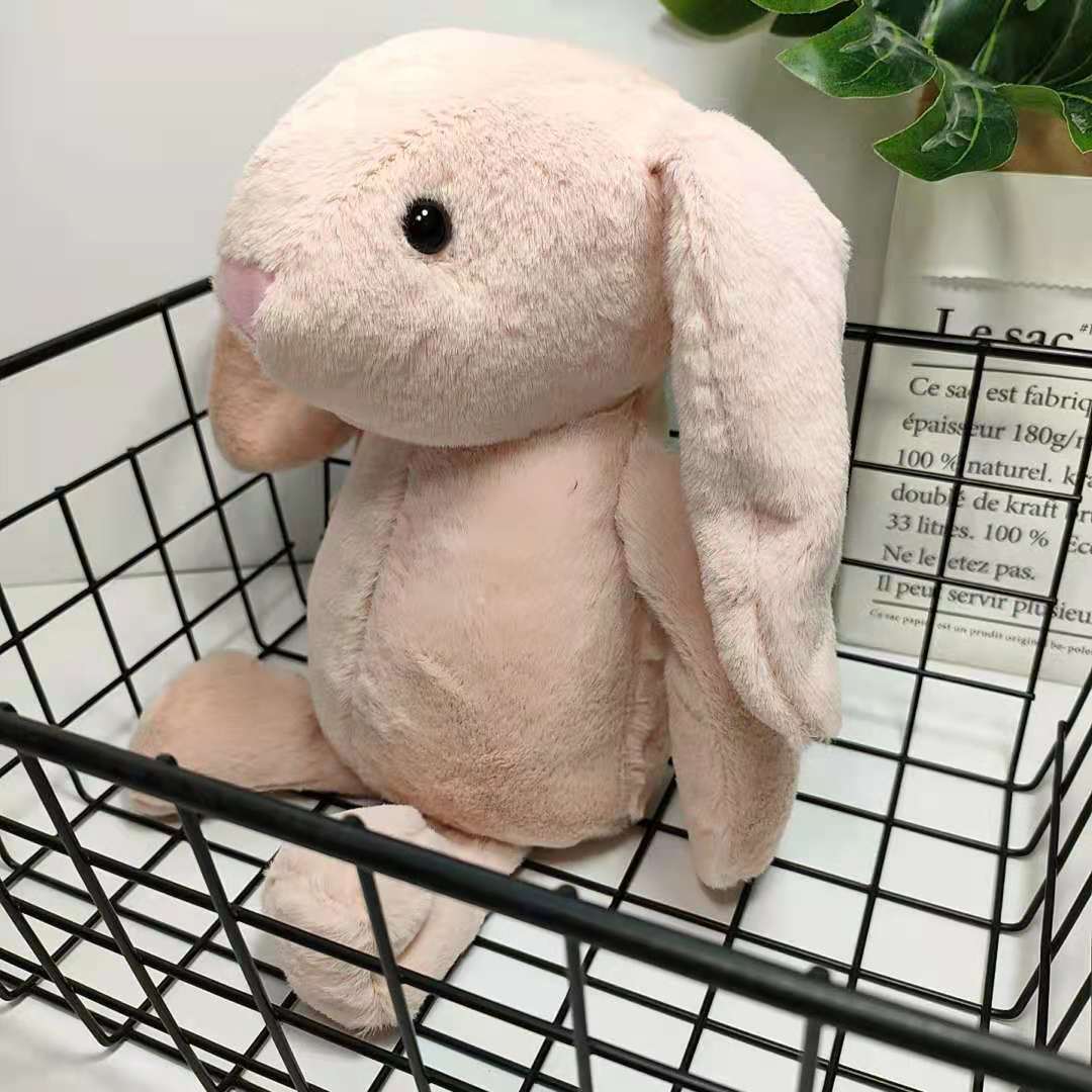 坐姿兔公仔长耳朵可爱卡通 毛绒玩具兔绒娃娃儿童礼物抓机玩偶