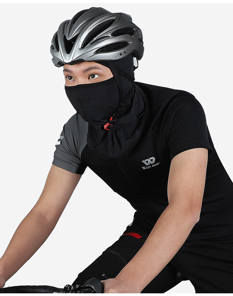 冰丝防晒头套面罩夏季户外骑行自行车透气防晒护脸颈脖 骑行面罩