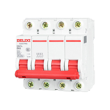 德力西电气 dz47s 小型断路器 dz47s d型 4p 63a | dz47sn4d63