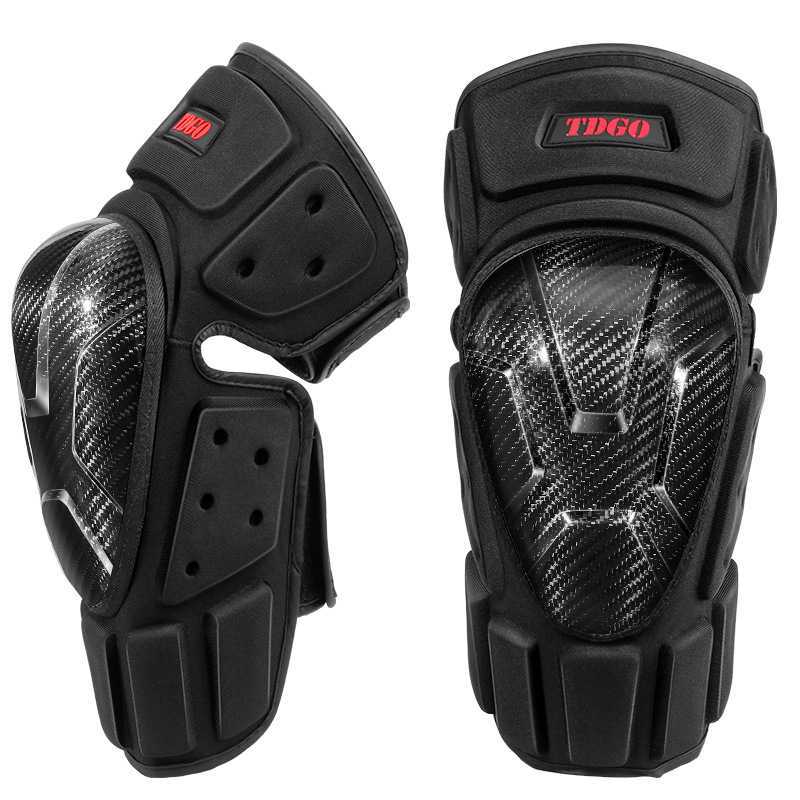 夏季摩托车护膝防摔防风四件套骑士碳纤维护具机车骑行装备男防寒