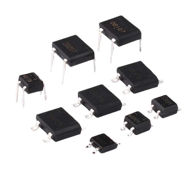 整流桥 单相桥式整流器db107s/db207s/mb6s/mb10s/mb10f/mb10m