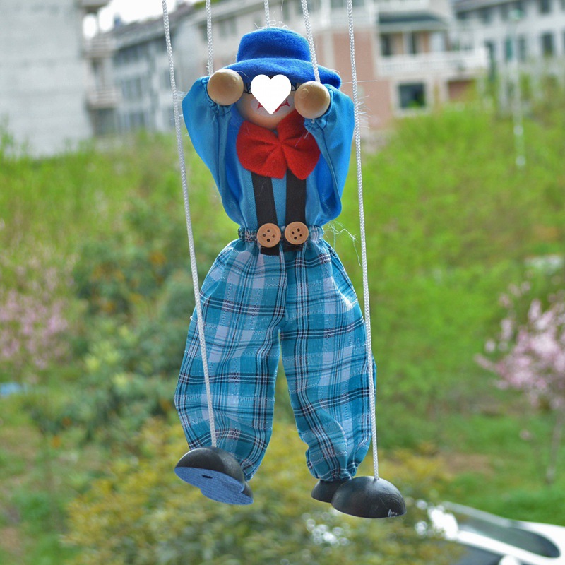 提线木偶拉线人偶小丑拉线人幼儿园儿童礼物传统怀旧玩具厂家直销