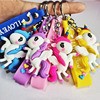 Trending Cartoon Sanrio Tigger Spaceman Keychain Cars and Bags Pendant Push Small Gift Wholesale