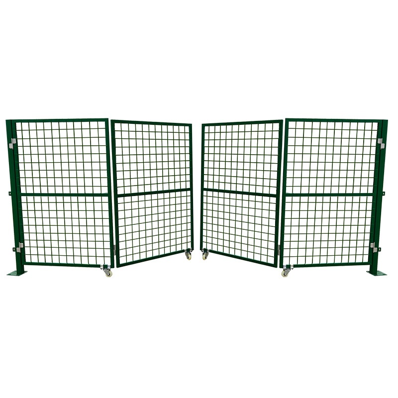 铁丝网护栏网门果园菜园隔离简易门折叠门庭院对开双开栅栏围栏门