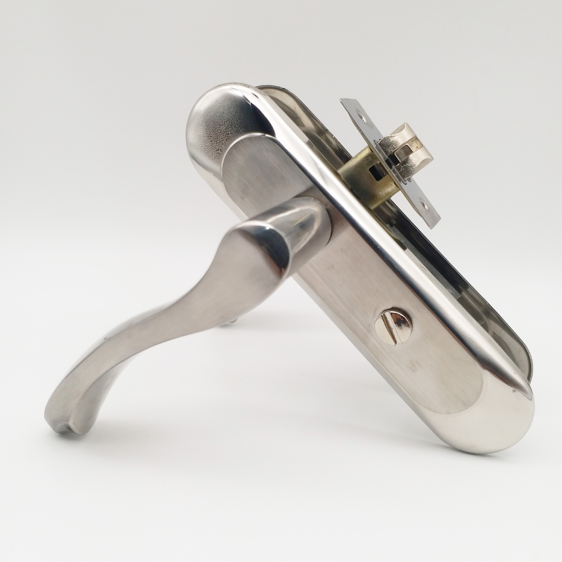 厂家直销锈钢卫浴锁 简约卫浴锁具 不锈钢浴室锁具 卫生间单舌锁