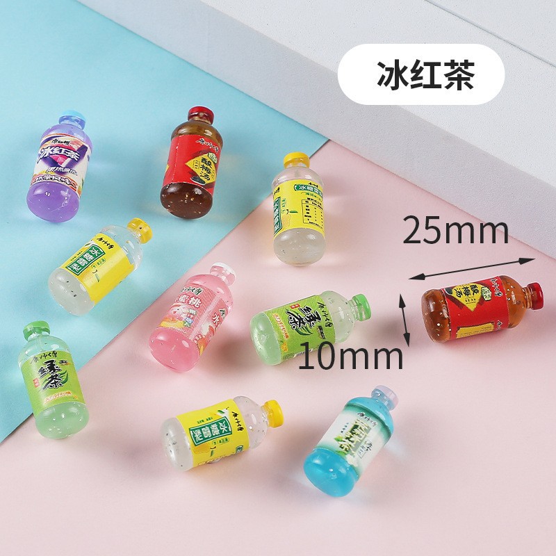 Candy Toy Simulation Wine Bottle Convenience Store Mini Beverage Bottle Luminous Small Wine Bottle Diy Toy Ornament Decoration Wholesale