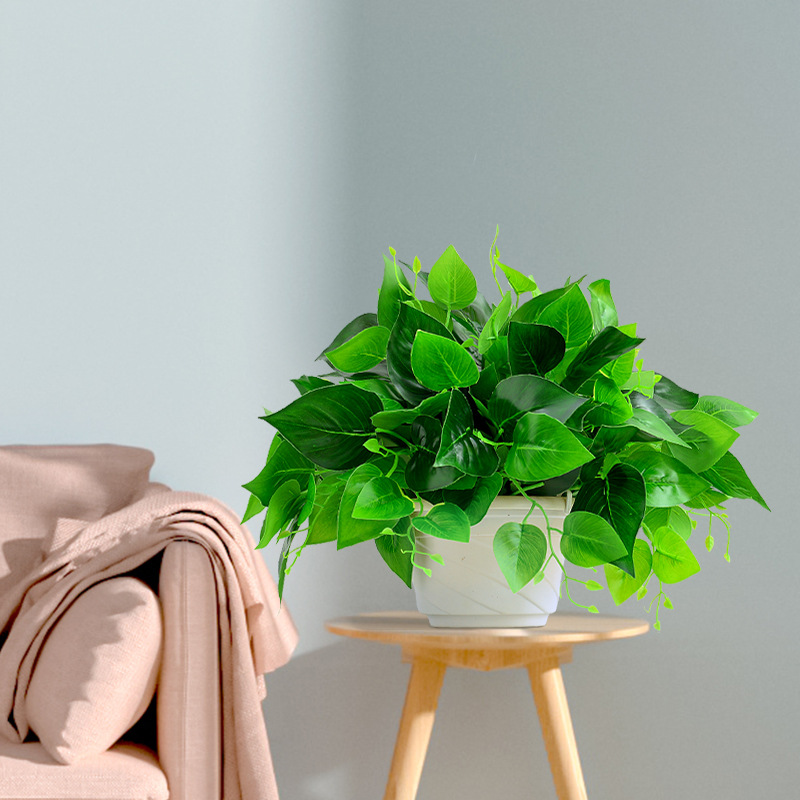 吊篮仿真假花植物摆件阳台客厅摆设装饰花绿萝办公室盆栽仿真绿植