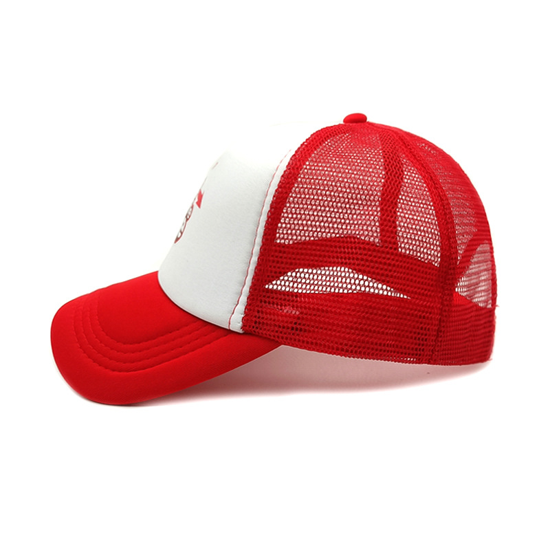 Foreign Trade New Letter Printing Baseball Cap Mesh Fitted Cap Trucker Cap Couple He Is the One Hat