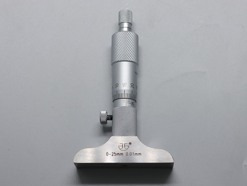 青海深度千分尺0-25 0-100mm0.01圆头孔深测量螺旋测微器高精度
