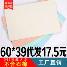 跨境硅藻泥脚垫吸水垫硅藻土脚垫浴室卫生间进门地垫吸水速干防滑