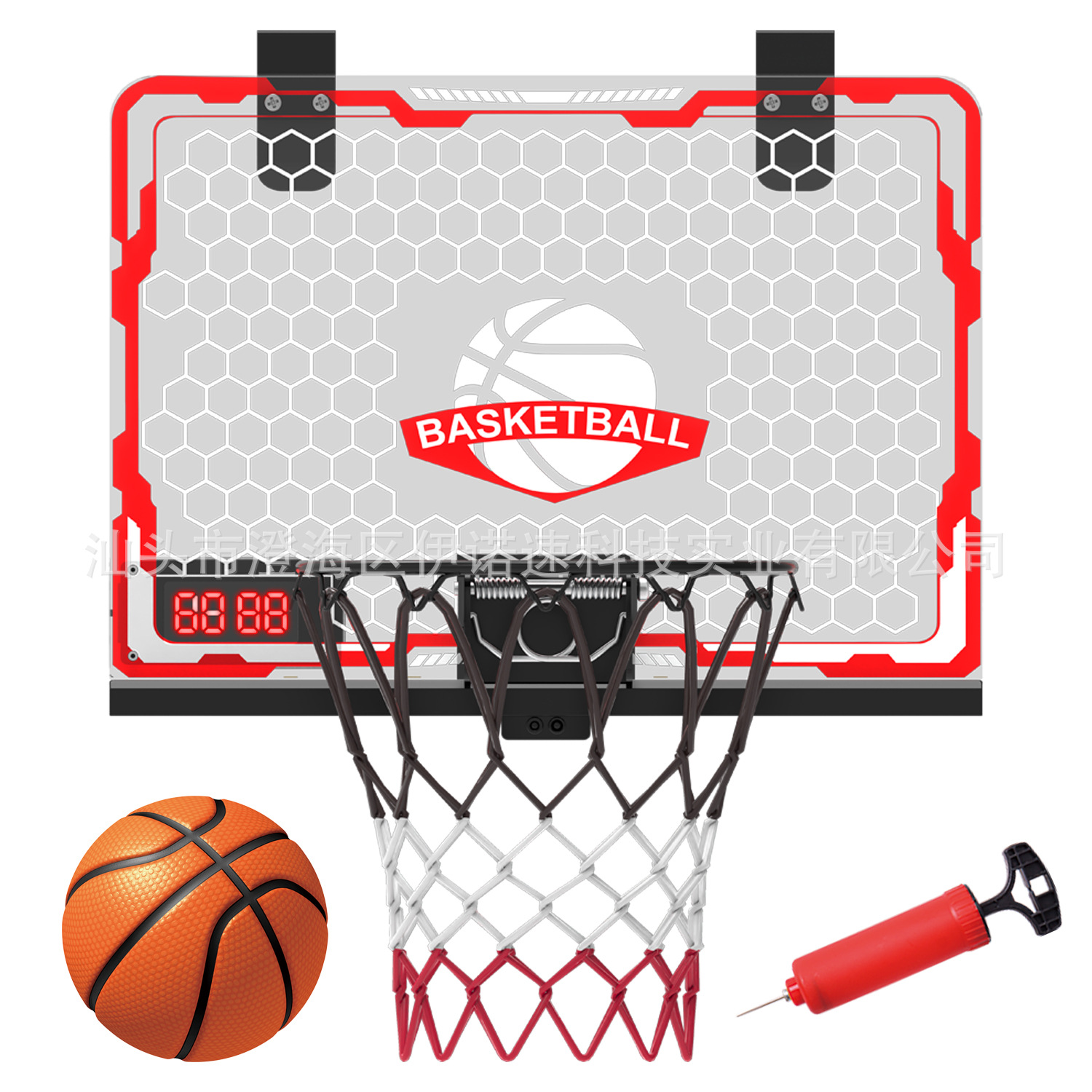 Indoor Basketball Hoop for Kids，with Lights and Scoreboard