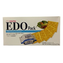 批发供应韩国原装进口EDO(含DHA)原味苏打饼干172克休闲零食