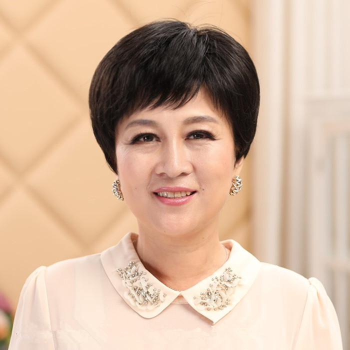 假发中老年假发套女全头逼真整顶妈妈假发女短发真人发50岁70