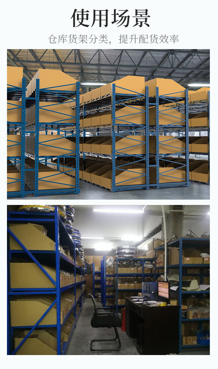 仓库货架纸箱包装箱异形纸箱电商汽车配件库位分类收纳展示纸箱