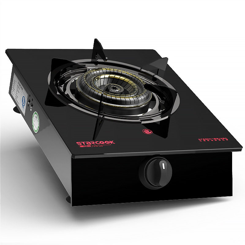 燃气灶单灶 家用煤气灶天然气液化气台式单灶单头大火猛火灶节能