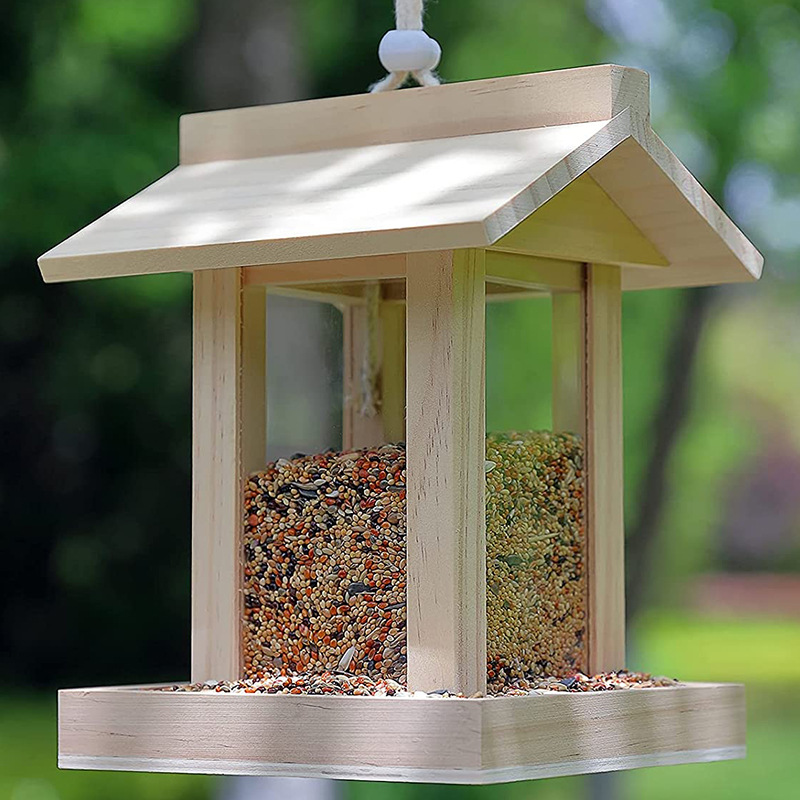 喂鸟器蜂鸟喂食器喂鸟台鸟窝鸟笼创意户外鸟类喂食台可定制