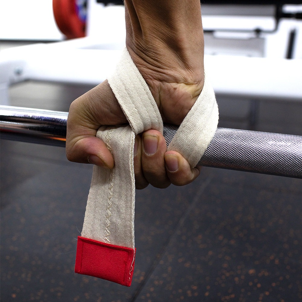 缠绕式硬拉助力带举重握力带体操单杠训练护手掌拉力带