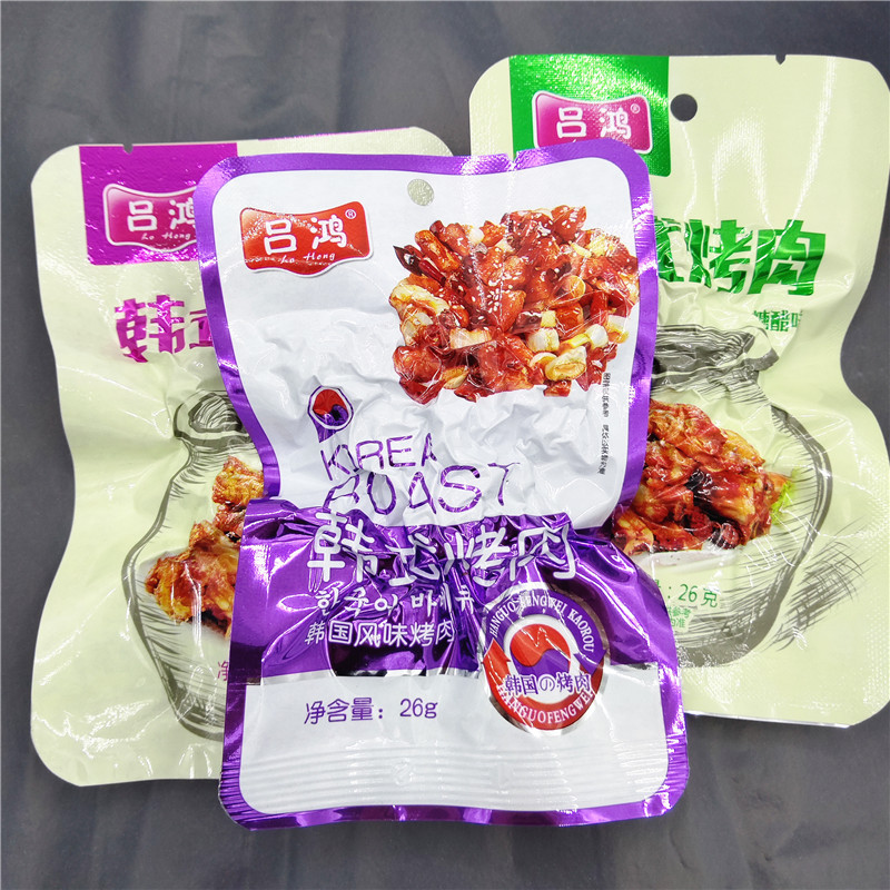 吕鸿韩式烤肉奥尔良糖醋香辣韩国风味烤肉鸡鸭肉类小吃小零食