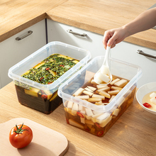 批发大容量泡菜密封保鲜盒食品级带盖腌菜鸡爪生腌坛子冰箱收