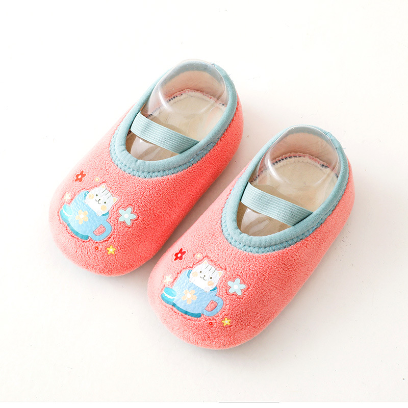Baby Toddler Shoes 0-3 Years Old Children Non-Slip Floor Shoes Baby Spring, Autumn and Winter Ankle Sock Learn to Walk Foot Sock Wholesale