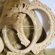 diy相框复古木质毛胚欧式镜框画框拍摄道具民宿家居婚礼装饰品