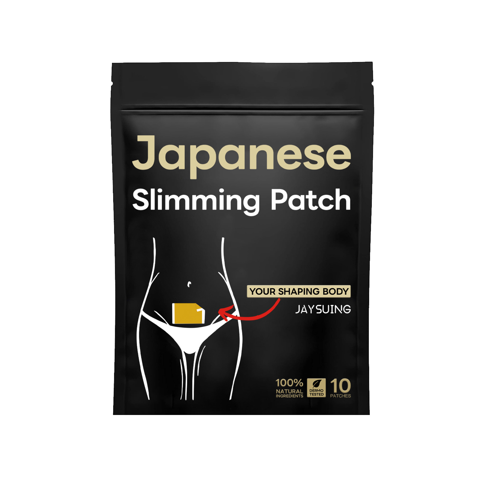 Jaysuing Body Shaping Sticker Firming Shaping Abdomen Leg Fat Show Body Curve Lazy Slimming Patch