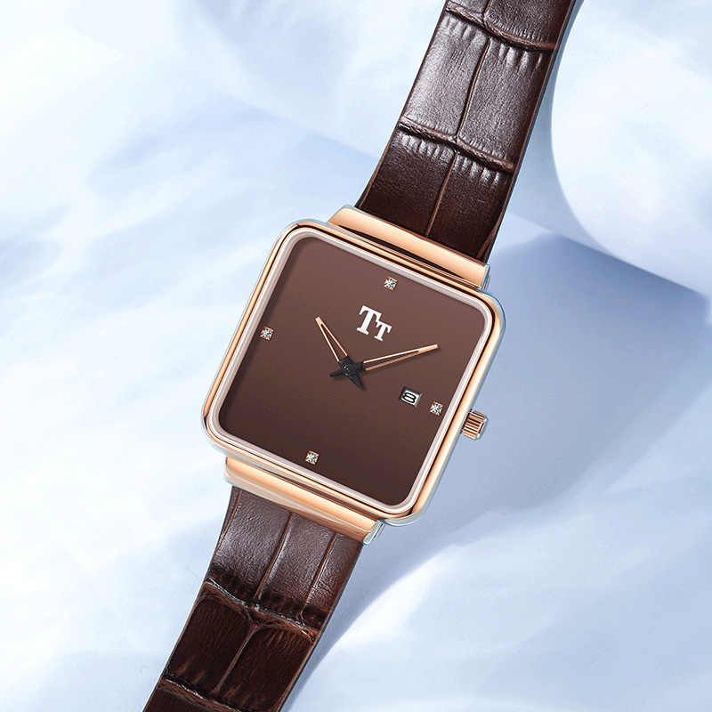 tt/天塔腕表超薄手表女学生韩版简约时尚潮流石英表 硅胶表带女表