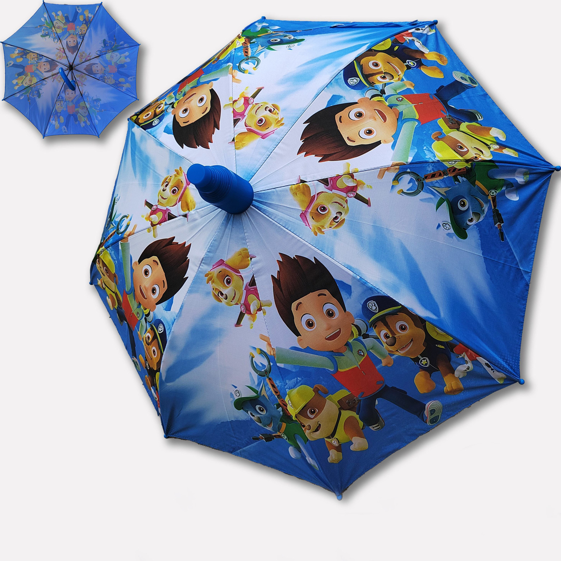 Digital Printing Children Anime Cartoon Primary School Student Thermal Transfer Waterproof Cover Non-Drip Set Children's Sunny Umbrella